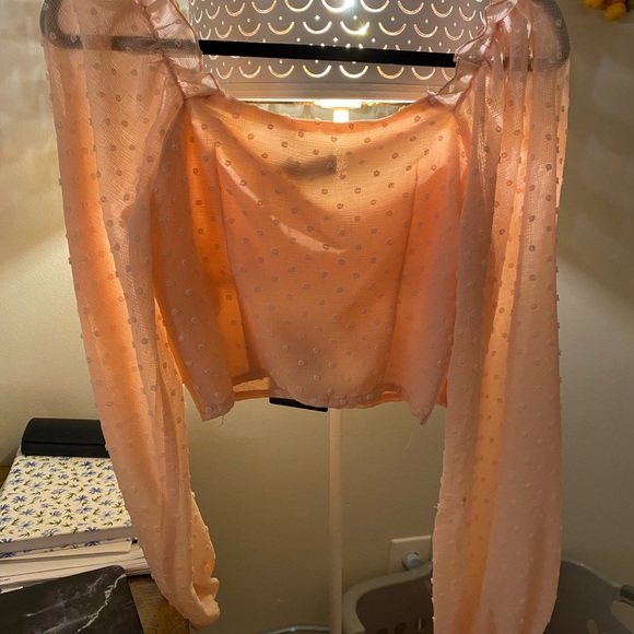 NWT Pretty Little Thing Pink Blouse - Picture 4 of 6